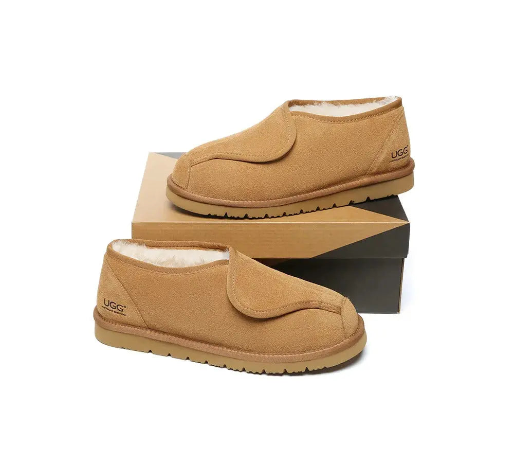 AUSTRALIAN SHEPHERD® UGG Slippers Sheepskin Wool Adjustable Tristen InflSelection