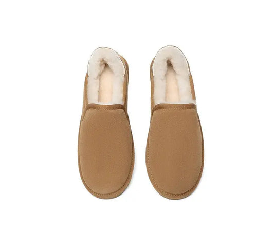 AUSTRALIAN SHEPHERD® UGG Slippers Men Sheepskin Wool Ankle Barn InflSelection