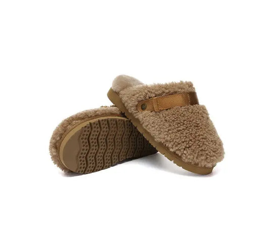 AUSTRALIAN SHEPHERD® UGG Slippers Sheepskin Wool Slingback Noz InflSelection