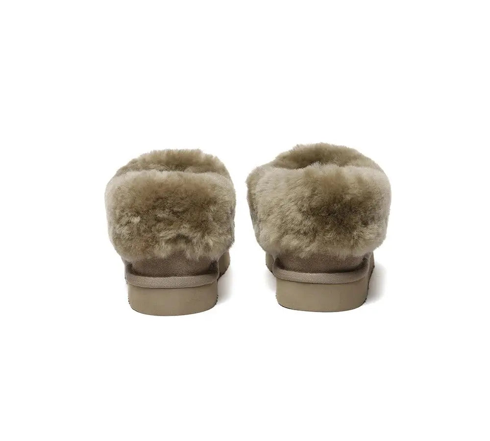 AUSTRALIAN SHEPHERD® UGG Slippers Sheepskin Wool Ankle Homey Special InflSelection