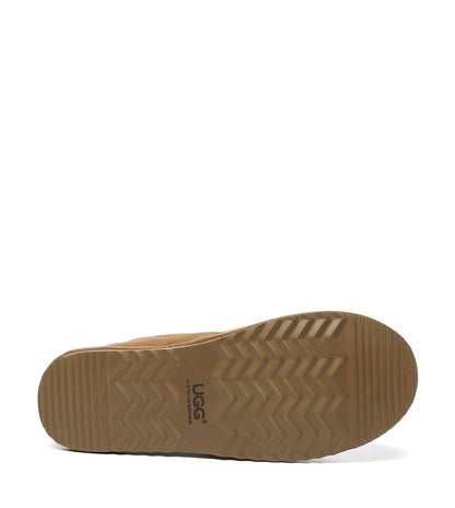 AUSTRALIAN SHEPHERD® UGG Slippers Men Sheepskin Wool Ankle Barn InflSelection