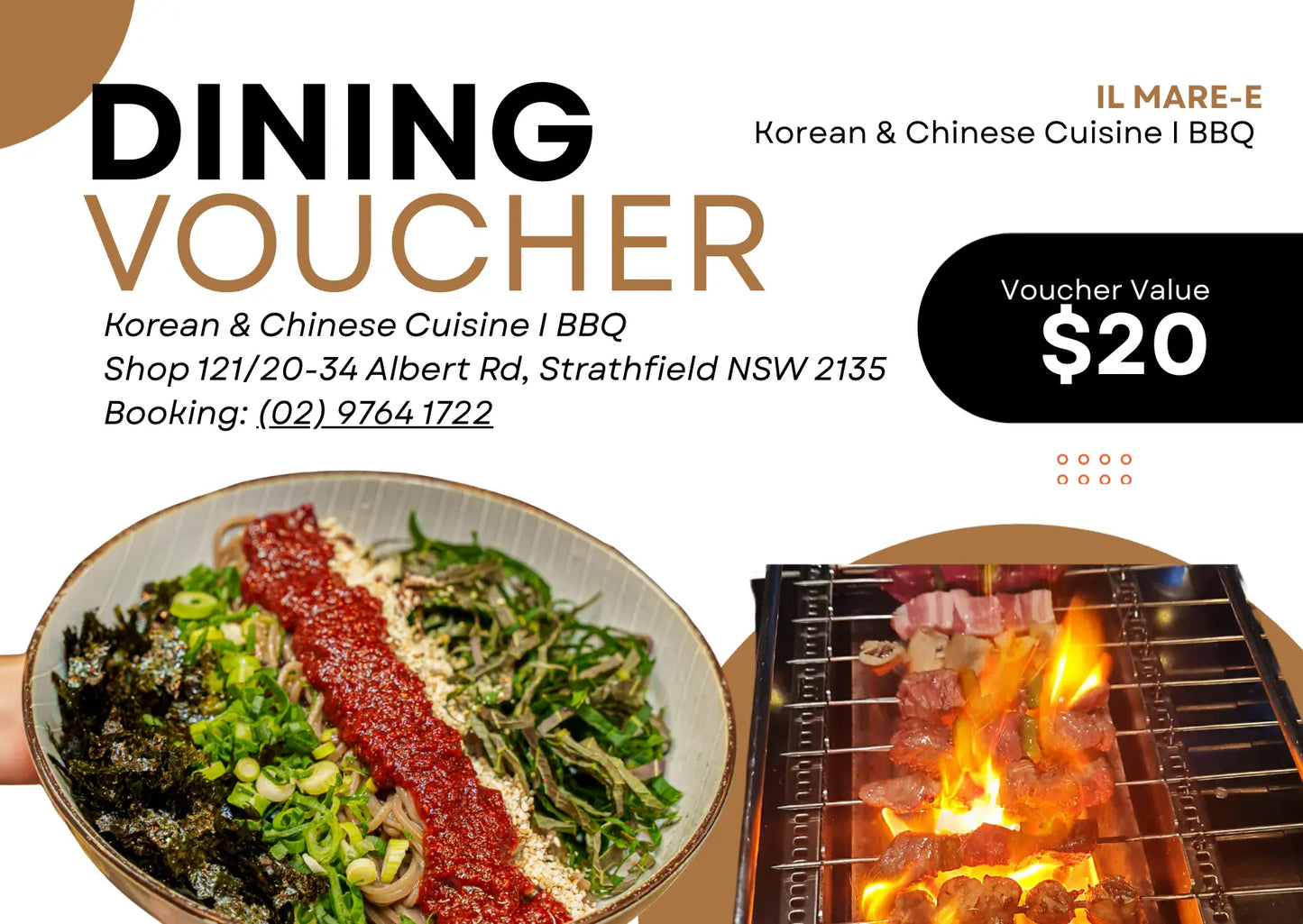 IL MARE-E Dining Voucher $20 OFF InflSelection