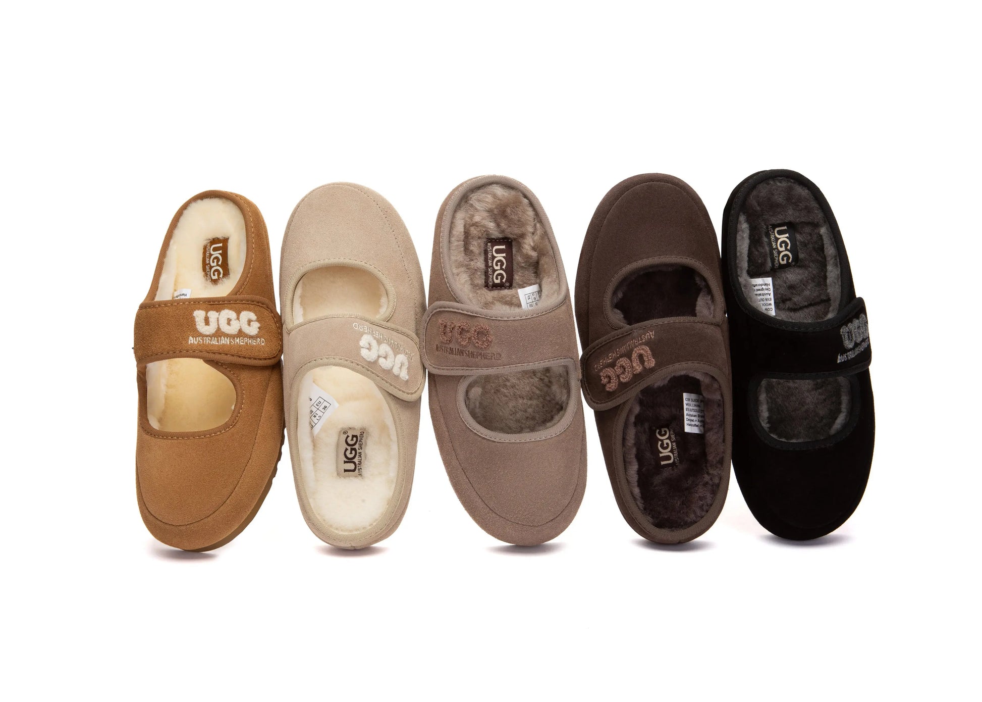 Premium UGG Slippers Slippers Sheepskin Wool Ankle Clog Brett Women InflSelection