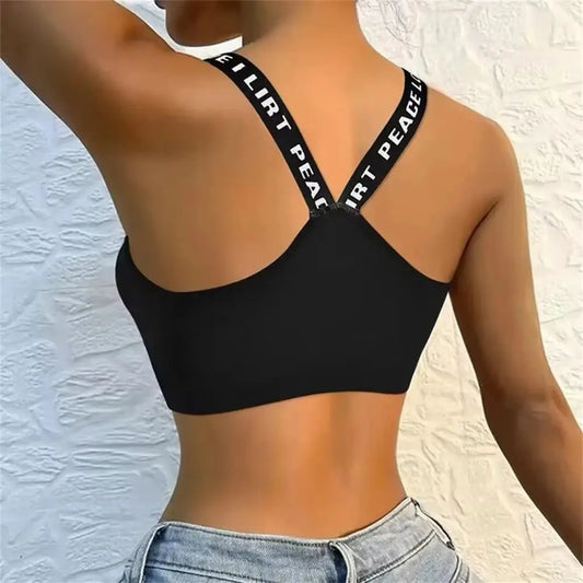 Workout Activewear Sports underwear Women Yoga Fitness Crop Top Wide Comfortable - InflSelection 