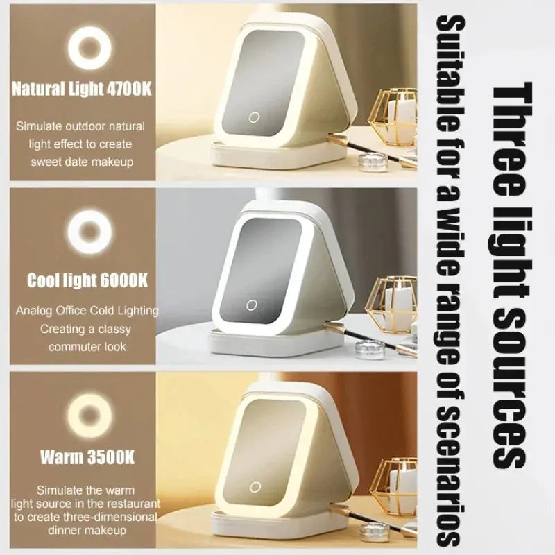 GlamGlow™ LED Travel Makeup Bag - InflSelection