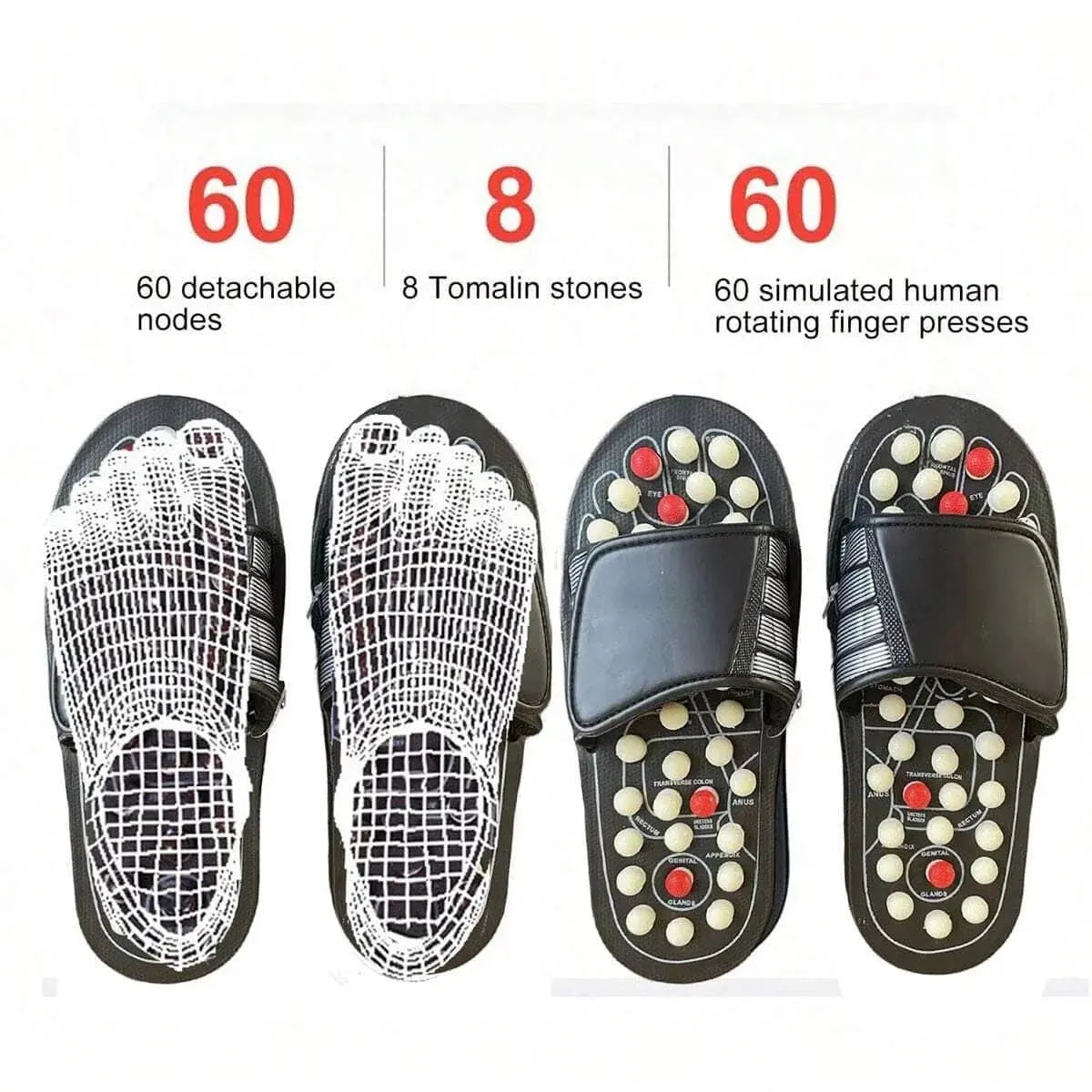 ReliefStep Acupressure Slippers – Walk Your Pain Away! - InflSelection