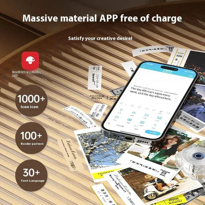 LabelRibbon™ Bluetooth Custom Printer - InflSelection 