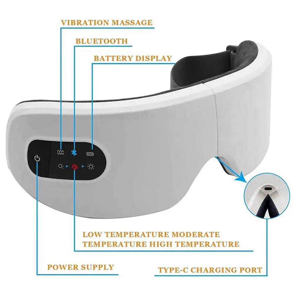EyeZen™ Heated Music Massager - InflSelection 