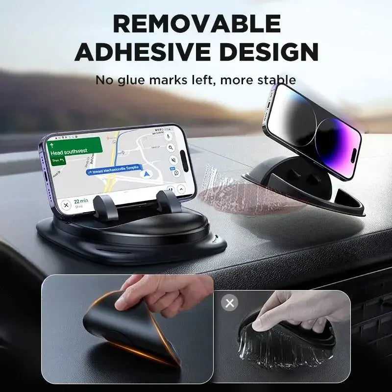 360° Universal Dash Mount – No More Phone Slips While Driving! - InflSelection