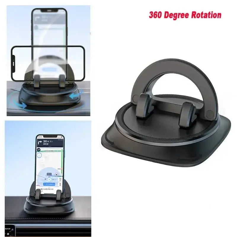 360° Universal Dash Mount – No More Phone Slips While Driving! - InflSelection