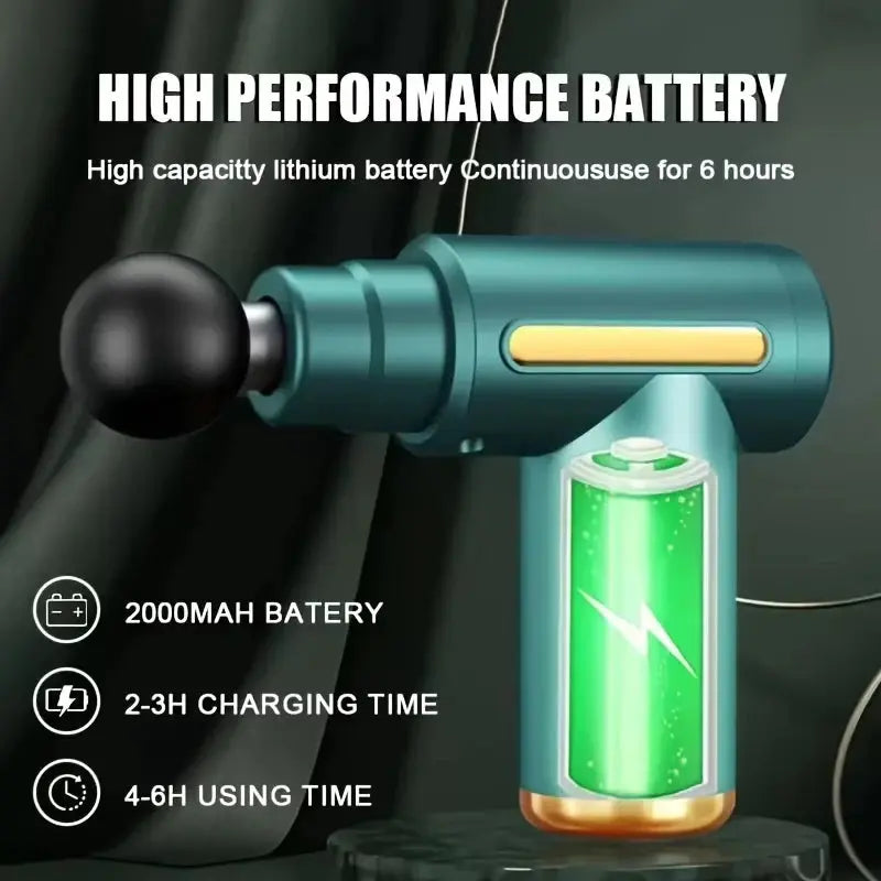 Unlock Relaxation: The Mini Fascia Gun You Need Today Lightweight and Adjustable Speed Massage Equipment Suitable for the Body - InflSelection 