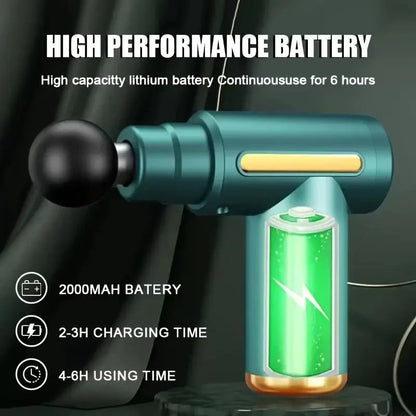 Unlock Relaxation: The Mini Fascia Gun You Need Today Lightweight and Adjustable Speed Massage Equipment Suitable for the Body - InflSelection 