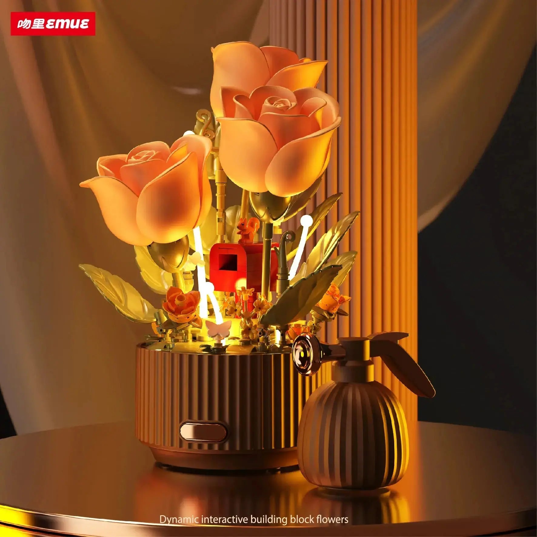 LoveBloom™ Building Flower Kit 💖🌸 Model Car And Building Blocks House Store