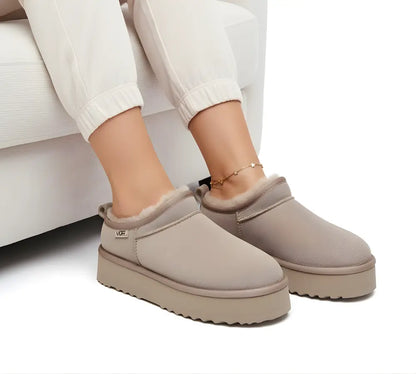 UGG Boots Low Cut Ankle Classic Platform Nano - InflSelection 