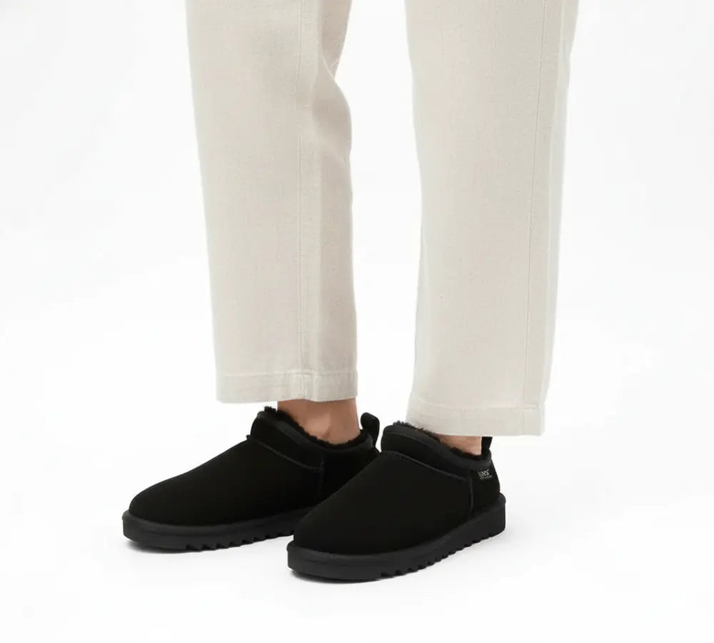 AUSTRALIAN SHEPHERD® UGG Boots Sheepskin Wool Low Cut Ankle Mini Classic Nano - InflSelection 