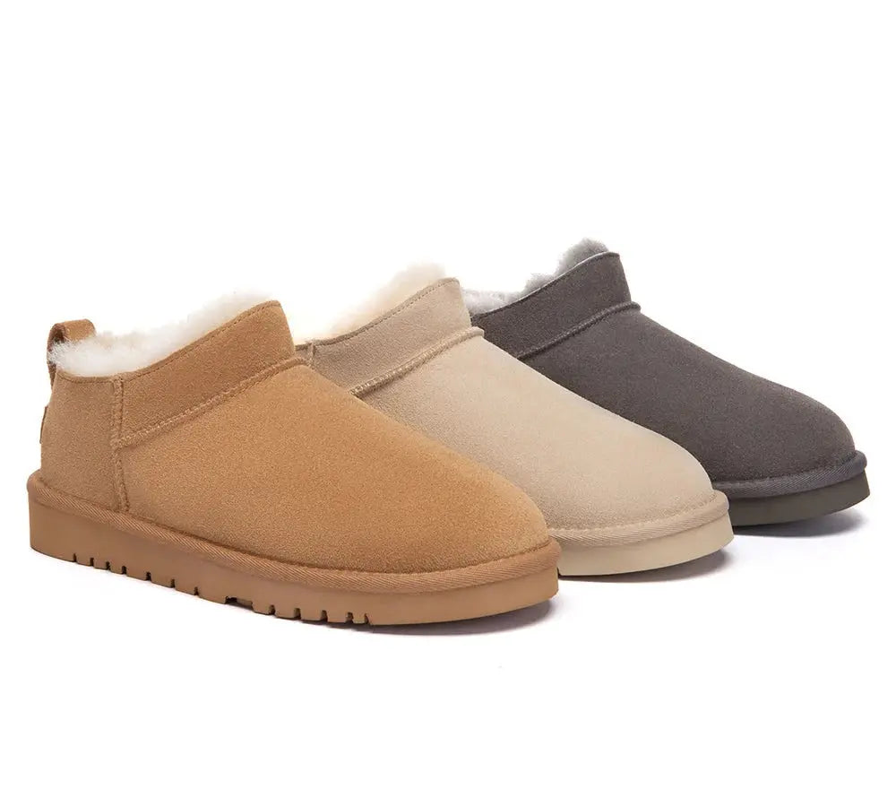 AUSTRALIAN SHEPHERD® UGG Boots Sheepskin Wool Low Cut Ankle Lune InflSelection