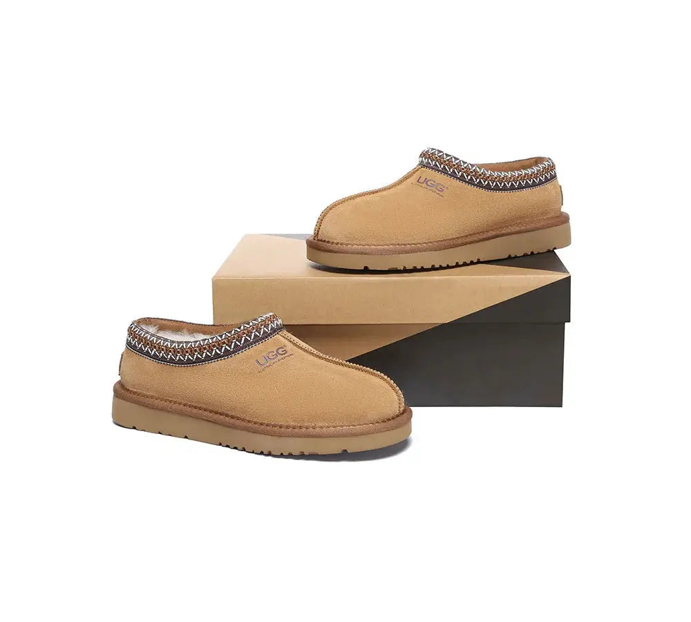 AUSTRALIAN SHEPHERD® Slippers Sheepskin Wool Ankle Tazzy Hippie  Women Men InflSelection