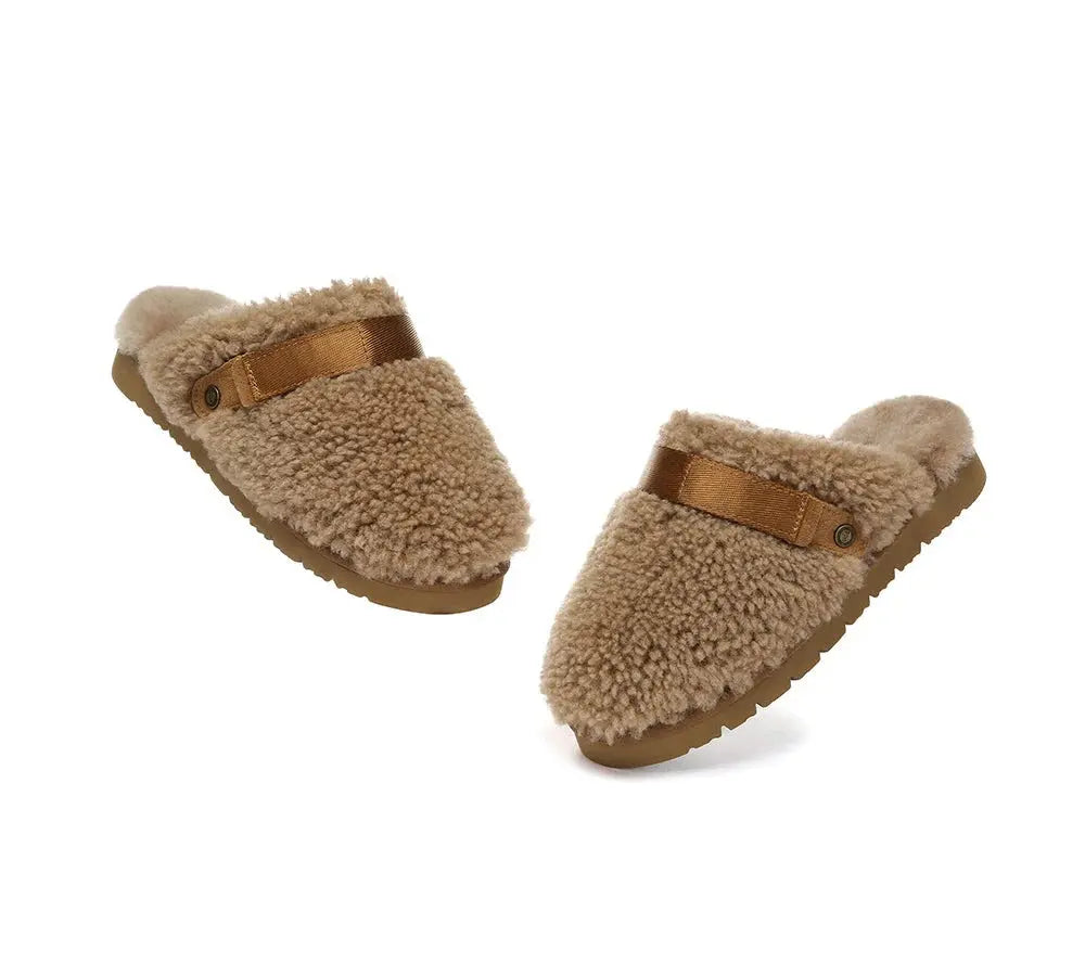 AUSTRALIAN SHEPHERD® UGG Slippers Sheepskin Wool Slingback Noz InflSelection