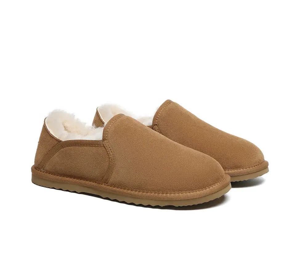AUSTRALIAN SHEPHERD® UGG Slippers Men Sheepskin Wool Ankle Barn InflSelection