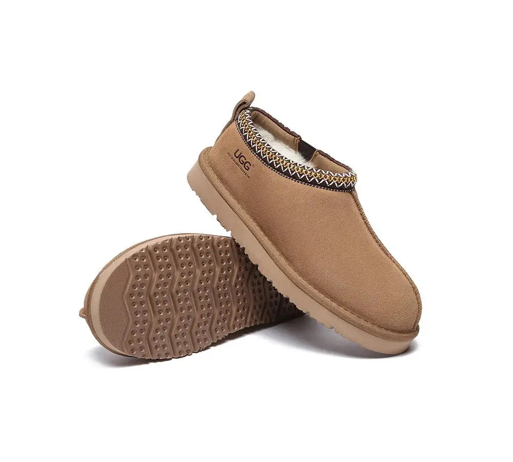 Premium UGG Slippers Sheepskin Wool Ankle Tazzy Valen Women InflSelection