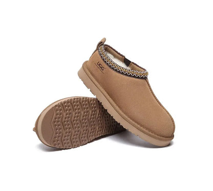 Premium UGG Slippers Sheepskin Wool Ankle Tazzy Valen Men InflSelection