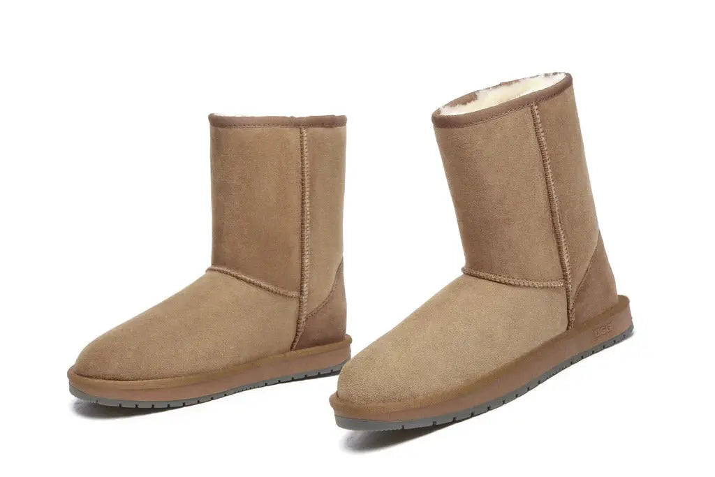 Premium UGG  Boots Double Face Sheepskin Wool Short Classic Men Women InflSelection