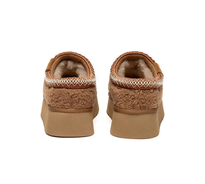 AUSTRALIAN SHEPHERD® UGG Slippers Sheepskin Wool Ankle Platform Tayla InflSelection