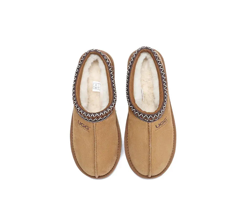 AUSTRALIAN SHEPHERD® Slippers Sheepskin Wool Ankle Tazzy Hippie  Women Men InflSelection