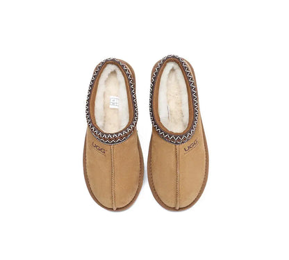 AUSTRALIAN SHEPHERD® Slippers Sheepskin Wool Ankle Tazzy Hippie  Women Men InflSelection