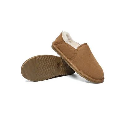AUSTRALIAN SHEPHERD® UGG Slippers Men Sheepskin Wool Ankle Barn InflSelection