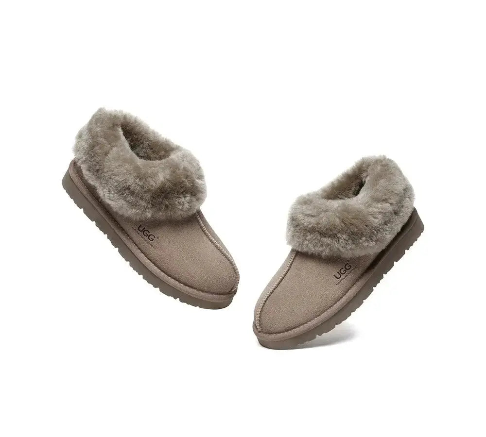 AUSTRALIAN SHEPHERD® UGG Slippers Sheepskin Wool Ankle Homey Special InflSelection