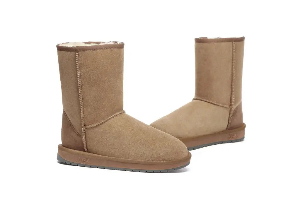 Premium UGG  Boots Double Face Sheepskin Wool Short Classic Men Women InflSelection
