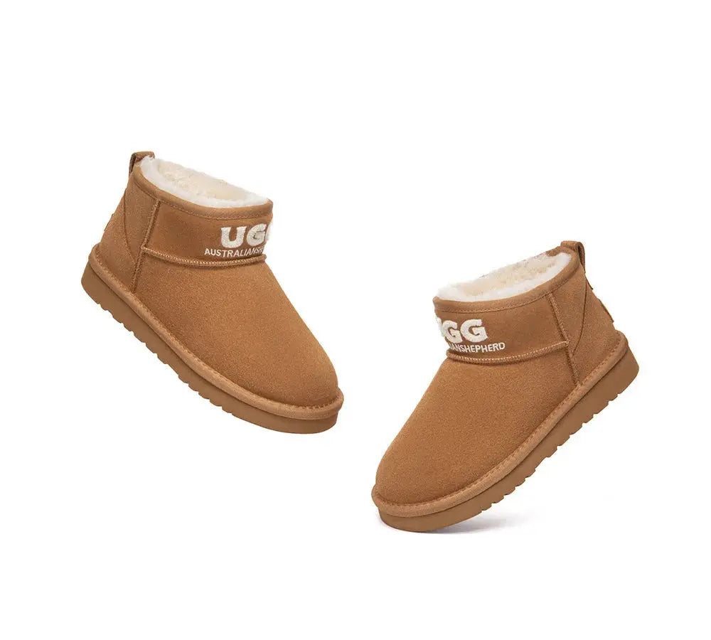 AUSTRALIAN SHEPHERD® UGG Boots Sheepskin Wool Ankle Mini Helia InflSelection