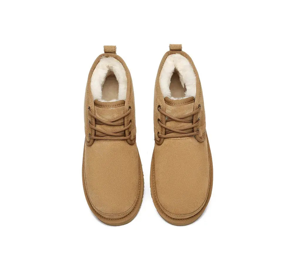 AUSTRALIAN SHEPHERD® Boots  Boots Men Sheepskin Wool Lace Up Ankle Casual Leonard InflSelection