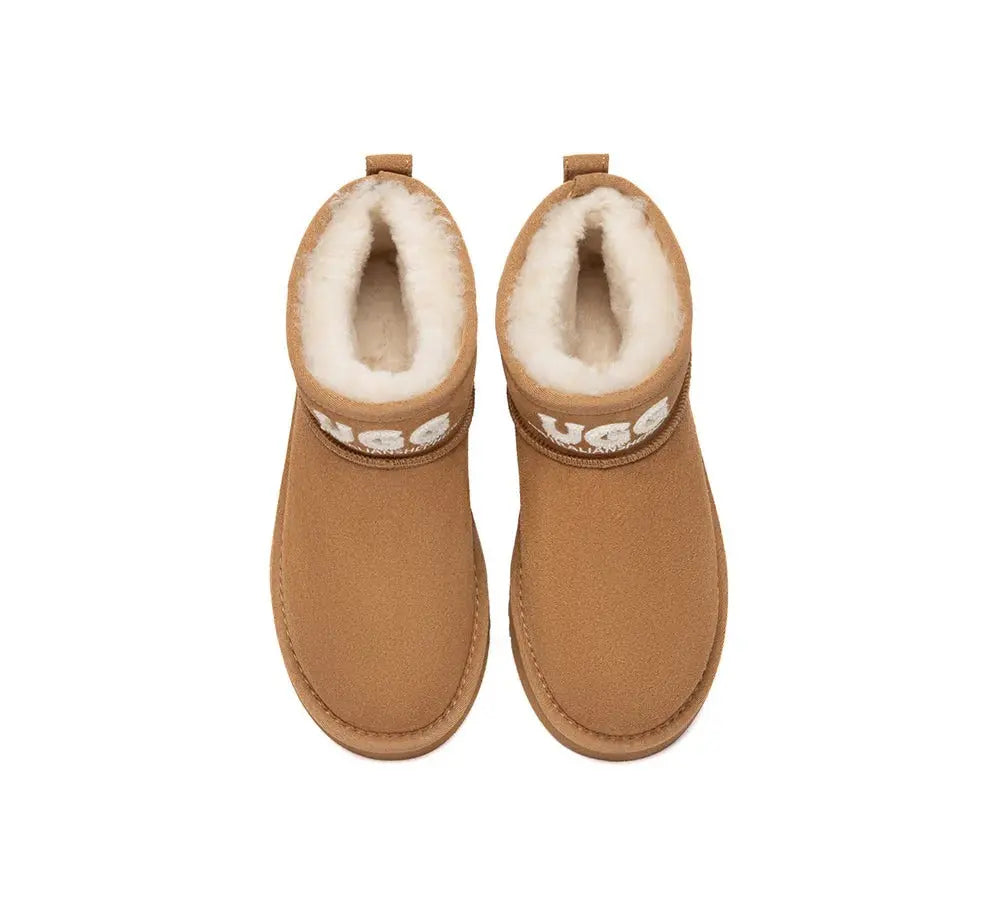 AUSTRALIAN SHEPHERD® UGG Boots Sheepskin Wool Ankle Mini Helia InflSelection