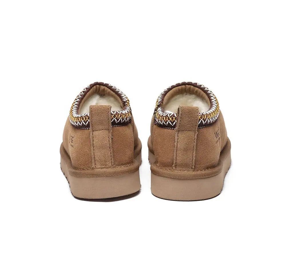 Premium UGG Slippers Sheepskin Wool Ankle Tazzy Valen Men InflSelection