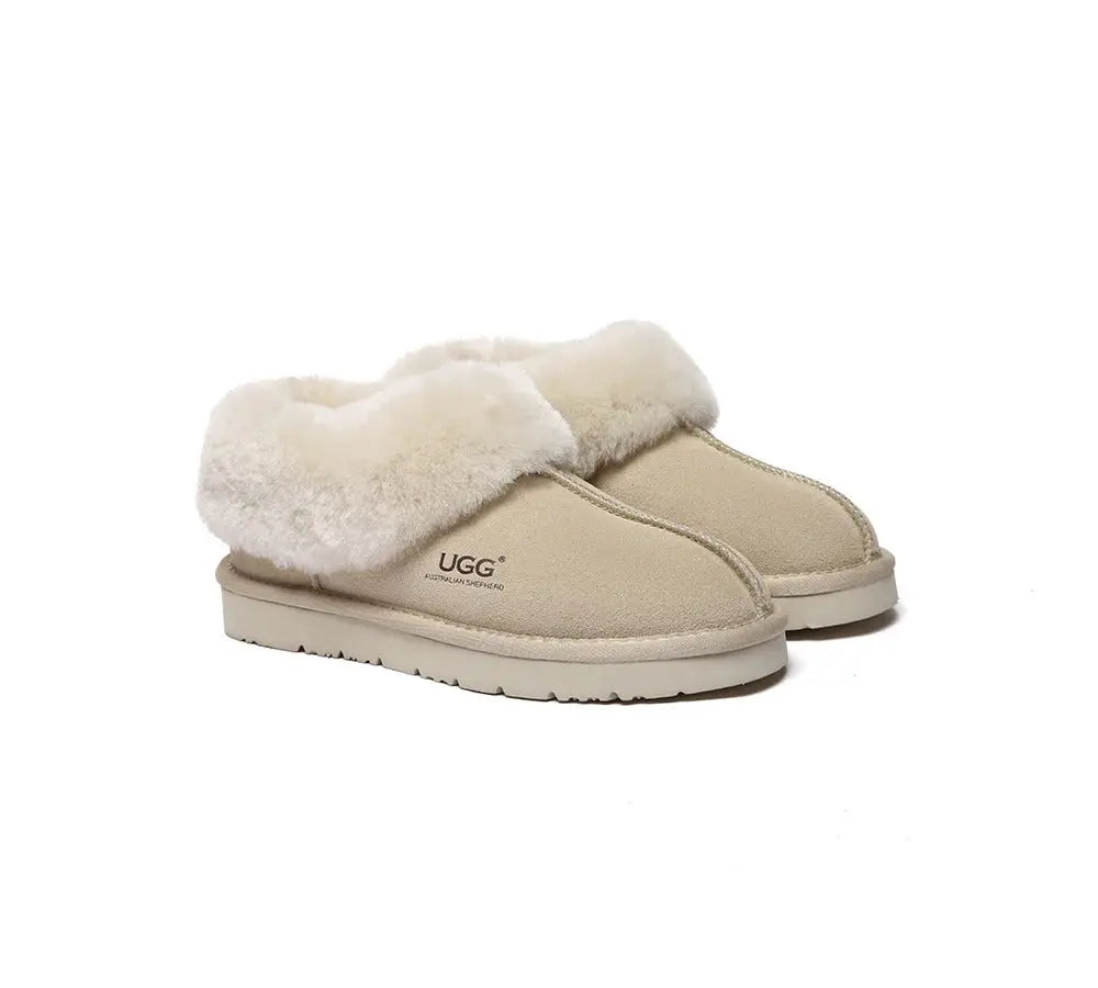 AUSTRALIAN SHEPHERD® UGG Slippers Sheepskin Wool Ankle Homey Special InflSelection
