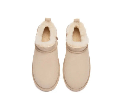 AUSTRALIAN SHEPHERD® UGG Boots Sheepskin Wool Low Cut Ankle Lune InflSelection