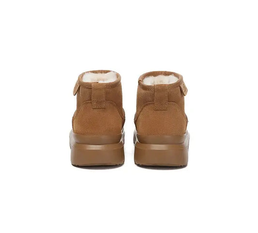 AUSTRALIAN SHEPHERD® UGG Boots Sheepskin Wool Ankle Chunky Platform Harrison InflSelection