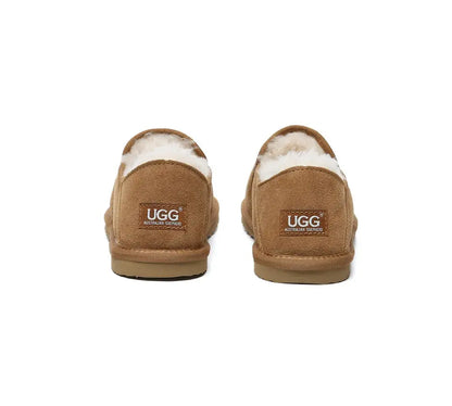 AUSTRALIAN SHEPHERD® UGG Slippers Men Sheepskin Wool Ankle Barn InflSelection