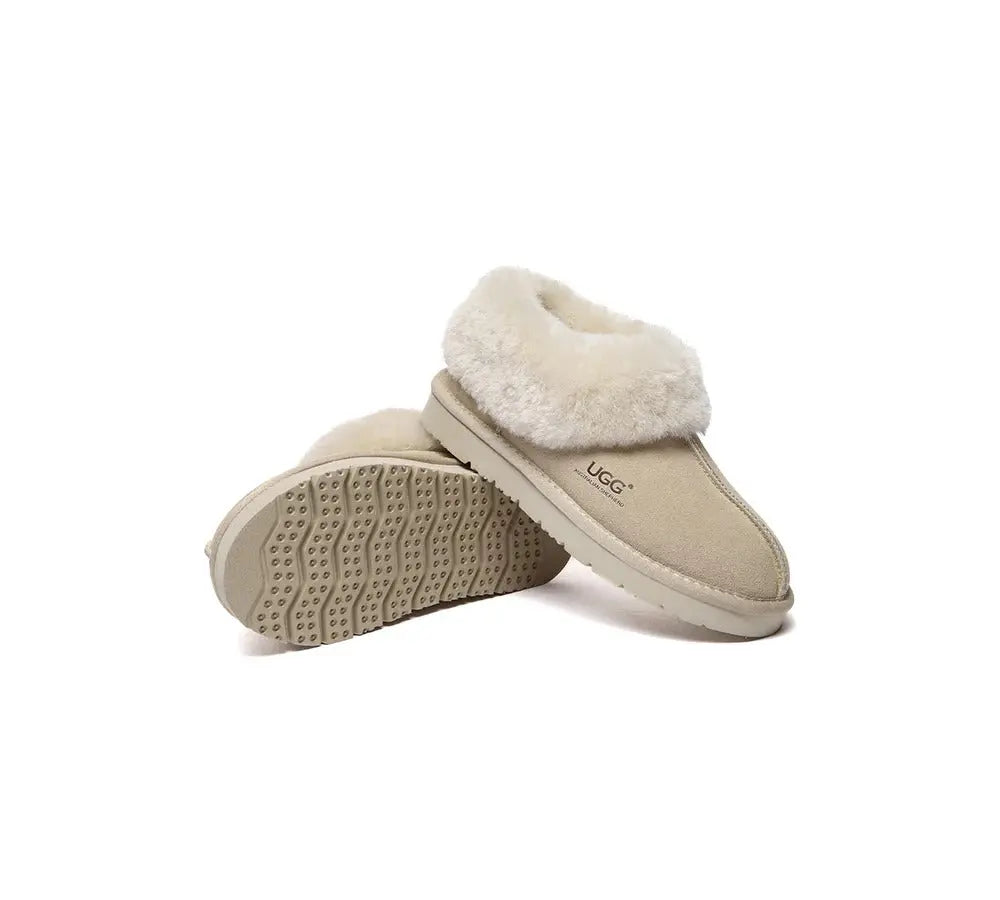 AUSTRALIAN SHEPHERD® UGG Slippers Sheepskin Wool Ankle Homey Special InflSelection