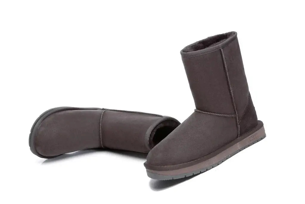 Premium UGG  Boots Double Face Sheepskin Wool Short Classic Men Women InflSelection