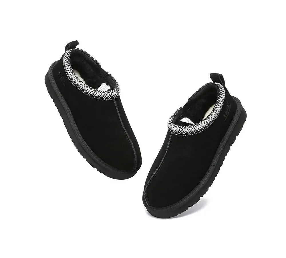 Premium UGG Slippers Sheepskin Wool Ankle Tazzy Valen Men InflSelection