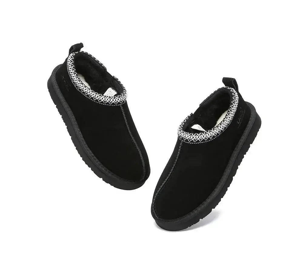 Premium UGG Slippers Sheepskin Wool Ankle Tazzy Valen Women InflSelection