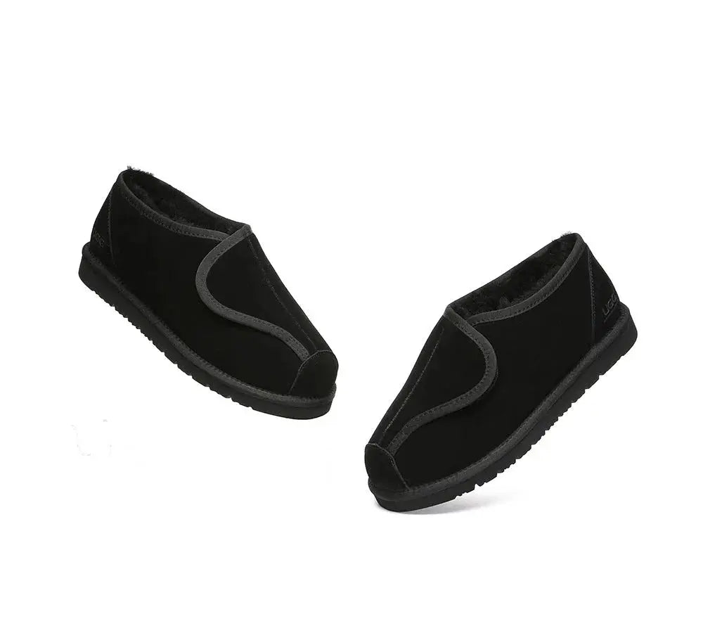 AUSTRALIAN SHEPHERD® UGG Slippers Sheepskin Wool Adjustable Tristen InflSelection