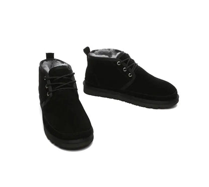 AUSTRALIAN SHEPHERD® Boots  Boots Men Sheepskin Wool Lace Up Ankle Casual Leonard InflSelection