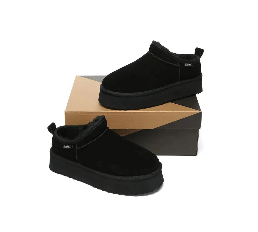 UGG Boots Low Cut Ankle Classic Platform Nano - InflSelection 