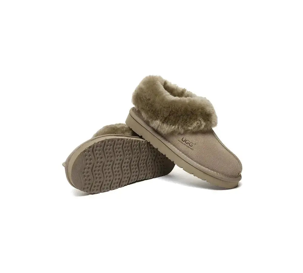 AUSTRALIAN SHEPHERD® UGG Slippers Sheepskin Wool Ankle Homey Special InflSelection