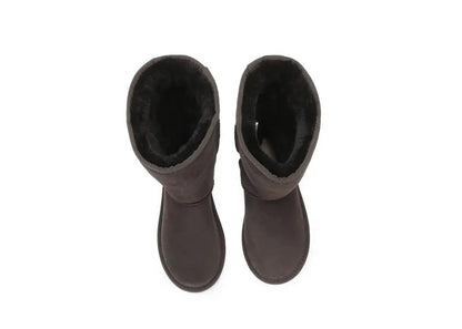 AUSTRALIAN SHEPHERD® Boots Double Face Sheepskin Wool Tall Classic Women Men InflSelection