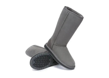 AUSTRALIAN SHEPHERD® Boots Double Face Sheepskin Wool Tall Classic Women Men InflSelection